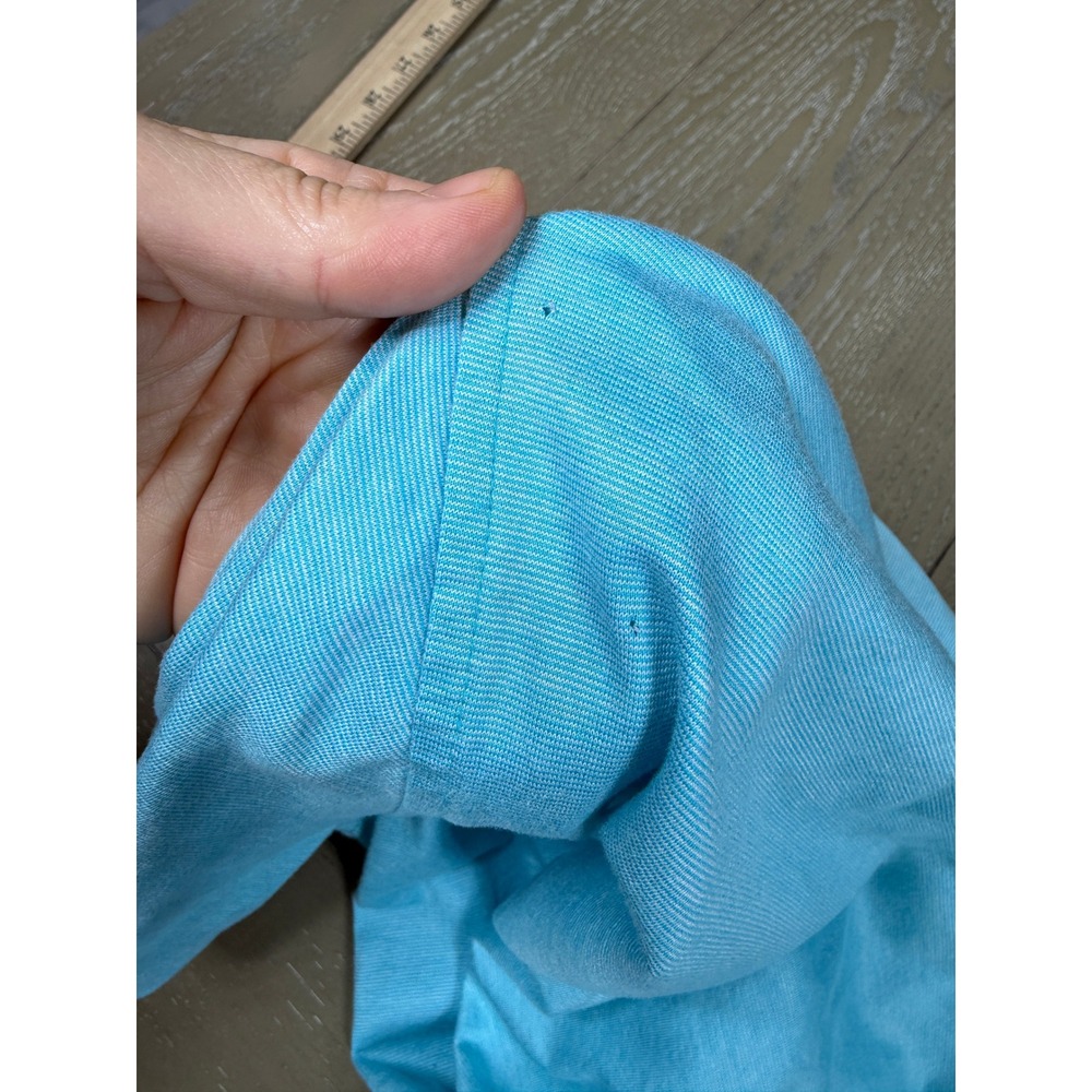 Peter Millar Riviera Country Club Polo Shirt Mens Small‎ Light Blue Striped Golf - Picture 9 of 11